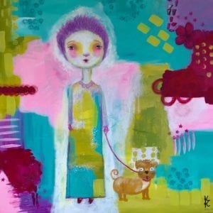 Britta & Her Dog - COMMISSION 🙏🏼