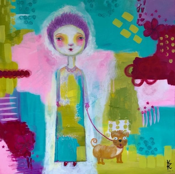 Britta & Her Dog - COMMISSION 🙏🏼