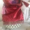 Red Beaded Drawstring Bag  SOLD ❤️ - Image 3