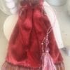 Red Beaded Drawstring Bag  SOLD ❤️ - Image 2