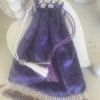 Purple Beaded Drawstring Bag  SOLD ❤️ - Image 2
